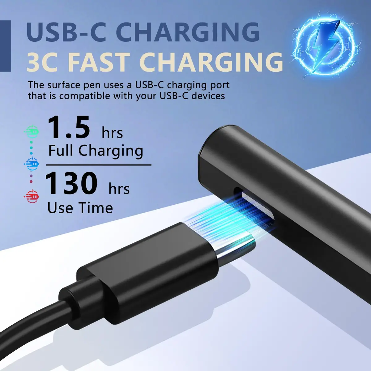 EVACH Rechargeable MPP 2.0 Tilt Pen for HP 2-in-1 Touchscreen Laptops | Smooth, Precise, Seamless Response - view 3