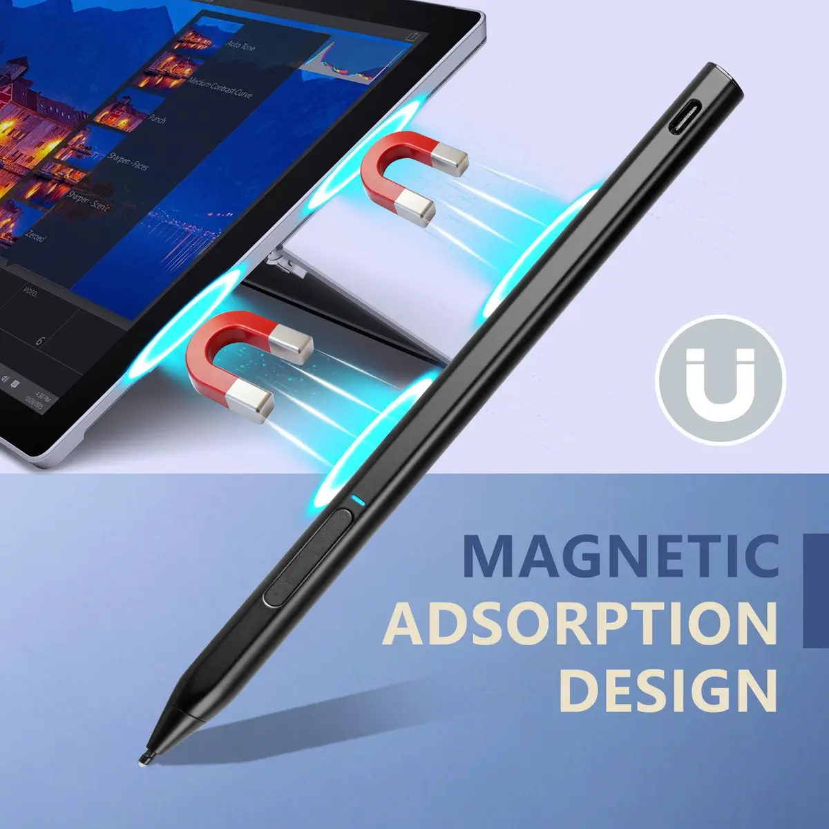 EVACH Rechargeable MPP 2.0 Tilt Pen for HP 2-in-1 Touchscreen Laptops | Smooth, Precise, Seamless Response - view 4