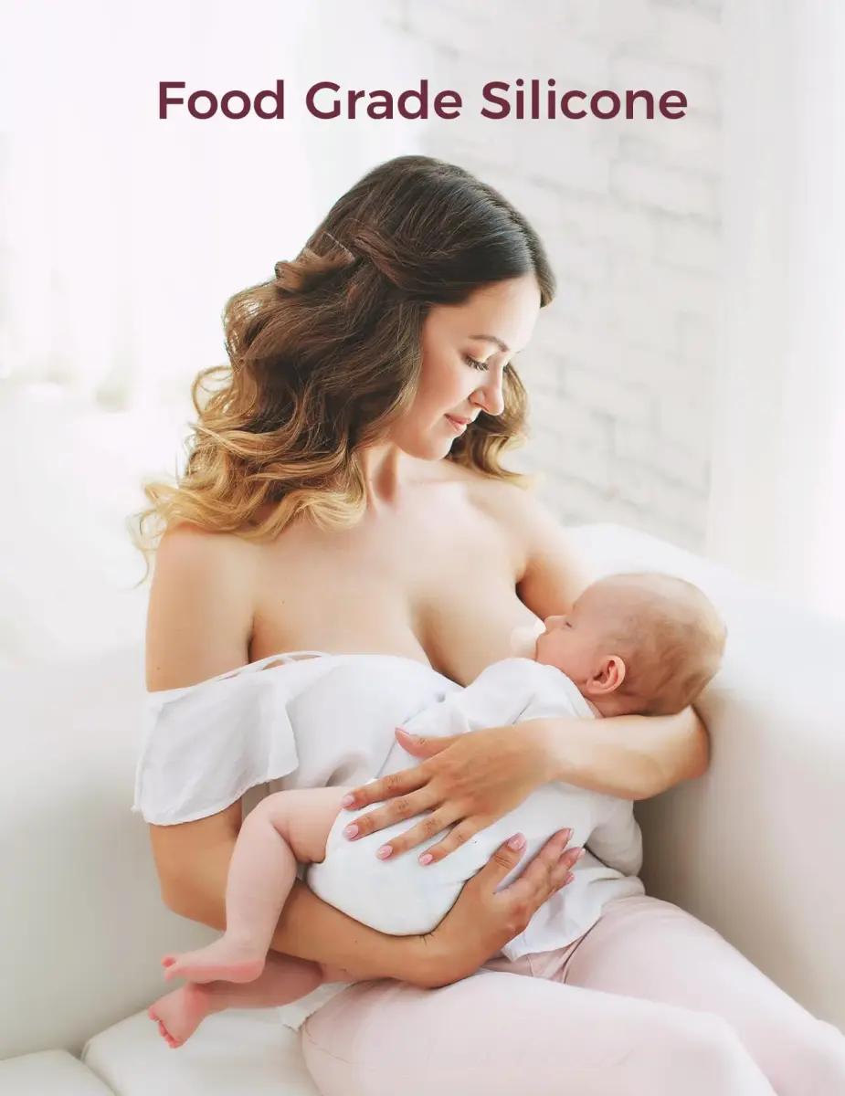 Momcozy Nipple Shields for Breastfeeding Newborn, Flower Shaped 24mm (1 Pair) | BPA-Free Silicone for Easier Latching - view 3