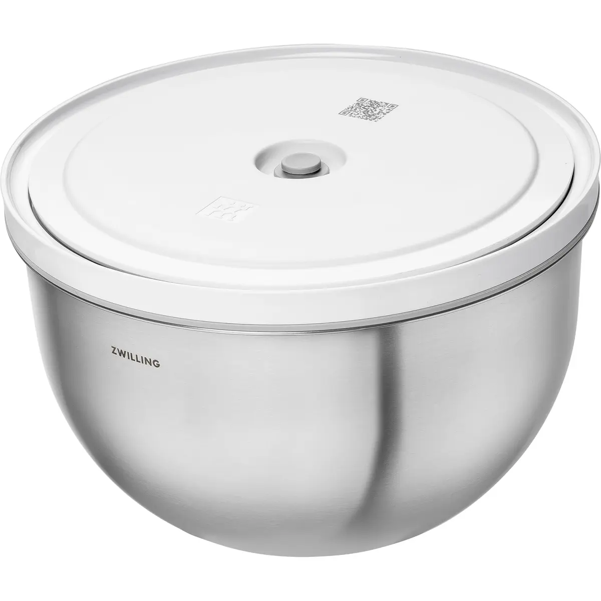 ZWILLING Fresh & Save Vacuum Stainless Steel Bowl Large 1.6 L (1.7 qt) | Airtight Food Storage Container for Meal Prep - main product image