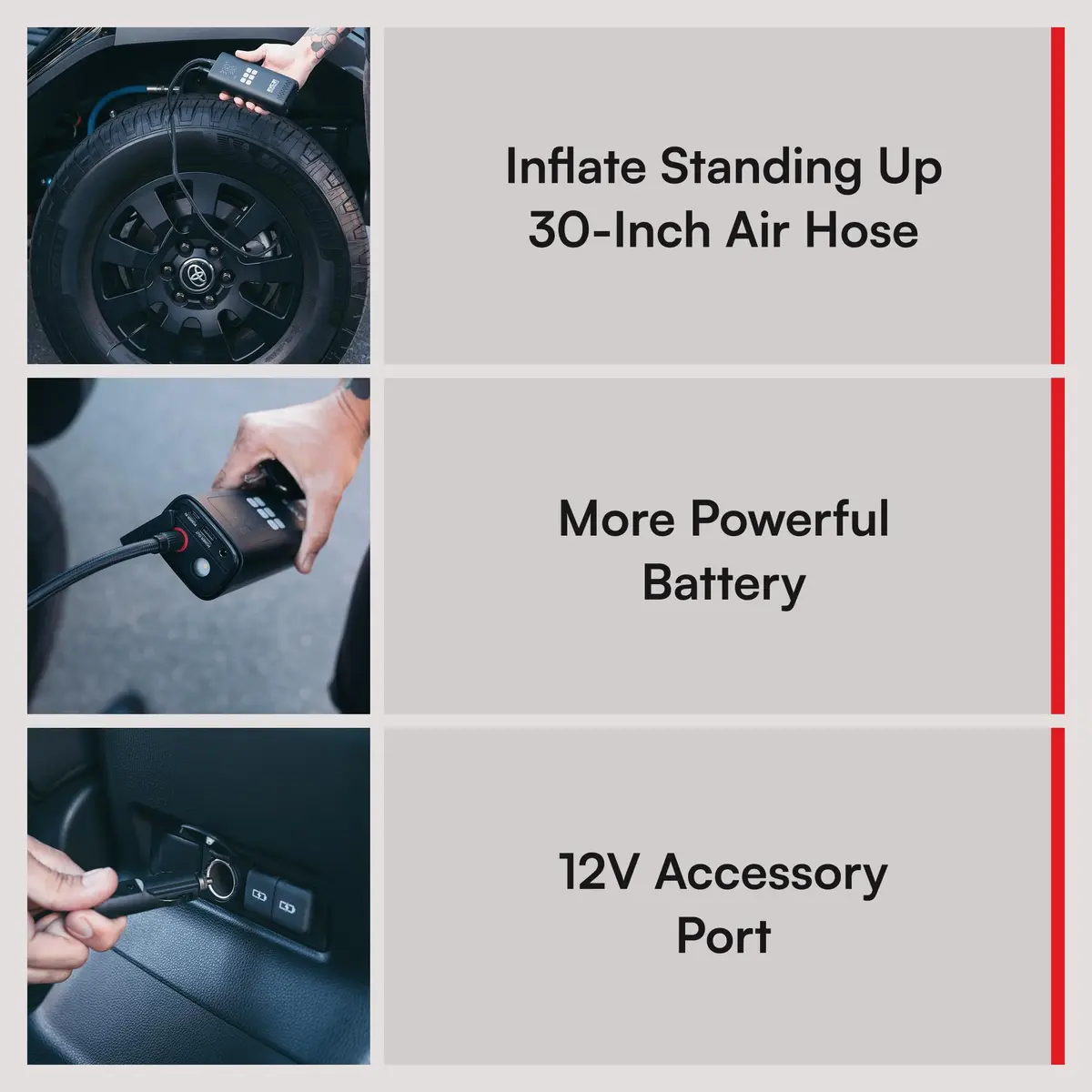 VIAIR EVC31 PRO Wireless Tire Inflator, Dual Power Air Compressor with 150 PSI Output | Portable & Rechargeable - view 3