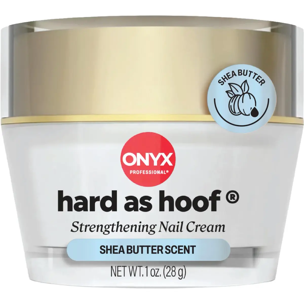 Onyx Professional Hard as Hoof Nail Strengthening Cream 1 oz | Repairs & Grows Nails, Hydrates Cuticles - main product image