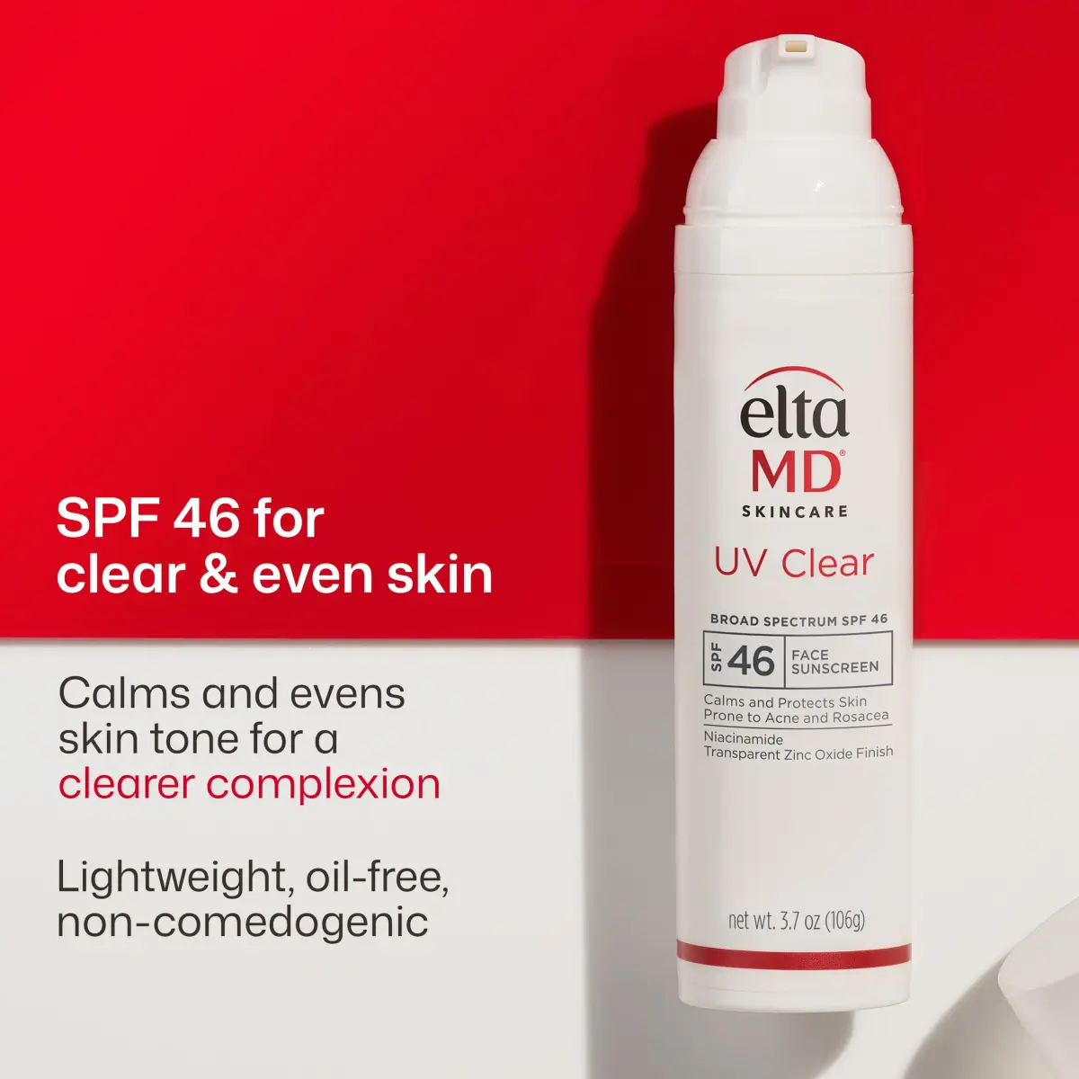 EltaMD UV Clear Untinted Face Sunscreen SPF 46 110ml (3.7 Fl Oz) | Dermatologist Recommended for Sensitive Skin - view 3
