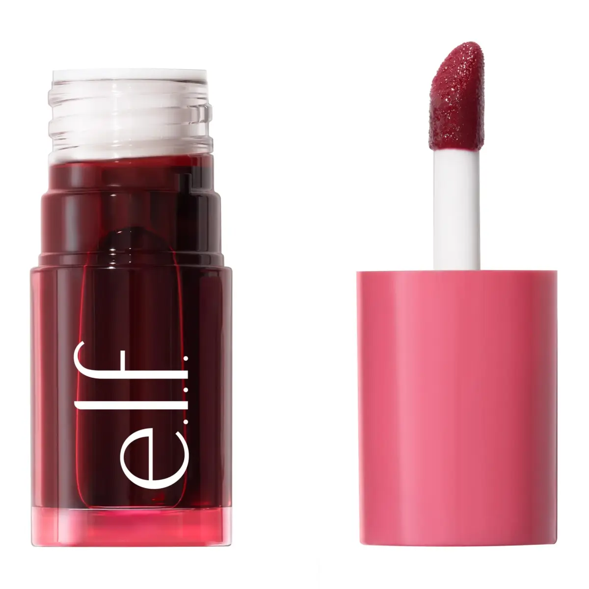 e.l.f. Sheer For It Blush Tint, Left On Red | Hydrating Multi-Use Lip & Cheek Tint with Hyaluronic Acid - main product image