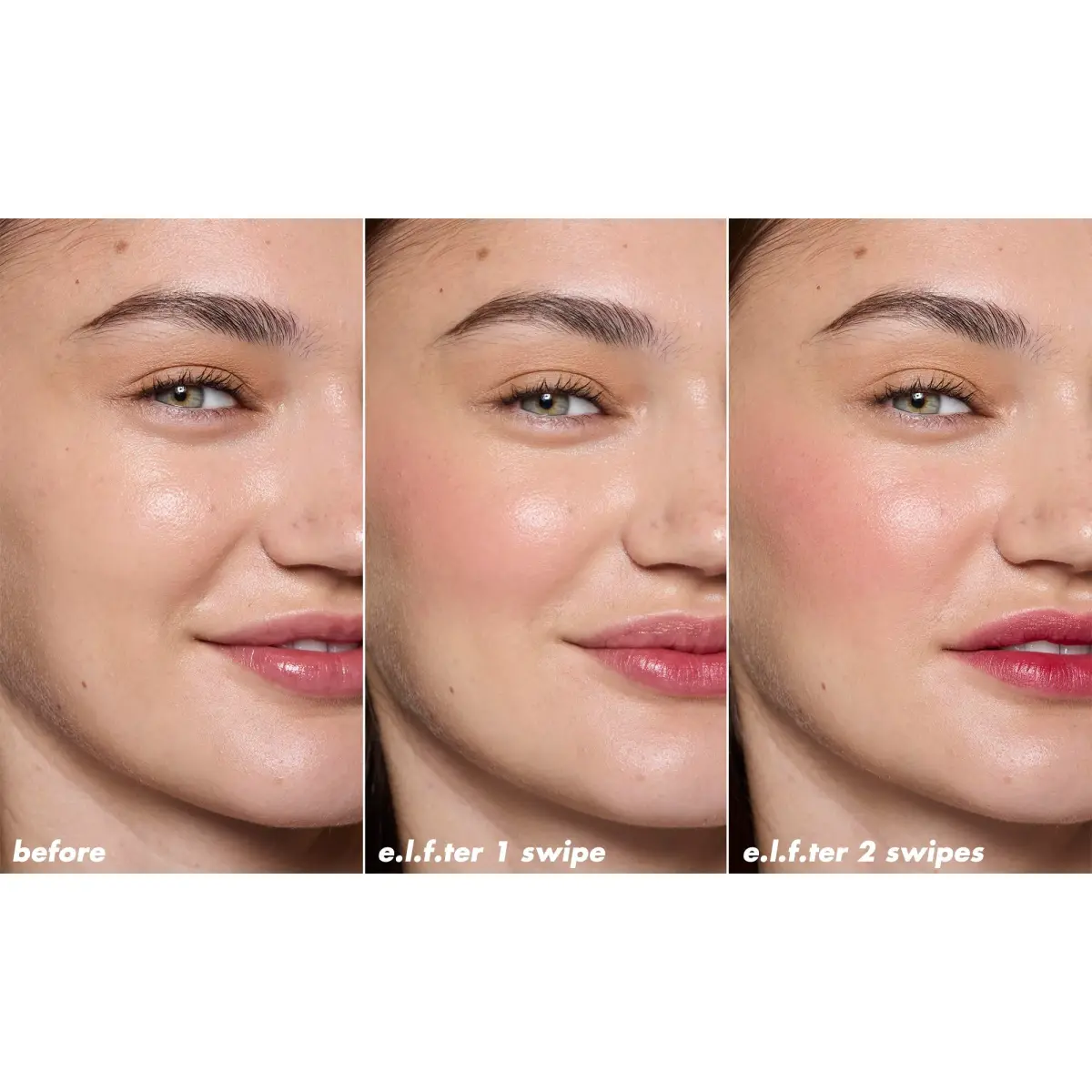 e.l.f. Sheer For It Blush Tint, Left On Red | Hydrating Multi-Use Lip & Cheek Tint with Hyaluronic Acid - view 5