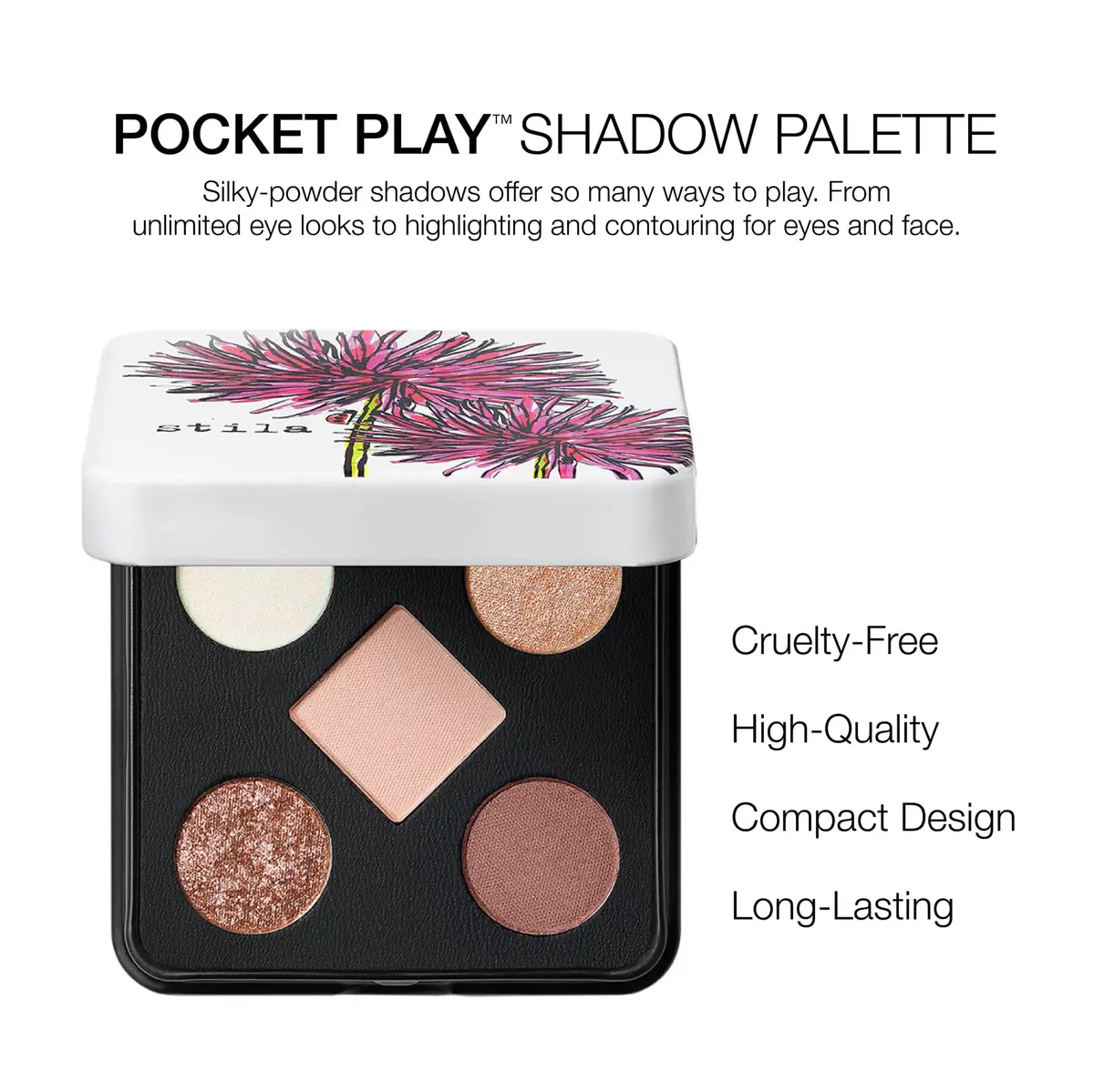 stila Pocket Play Eyeshadow Palette, 5 Silky Shades, 4.7⭐ (58 reviews) · Best Price · 0.14 Oz · Portable & Versatile for On-the-Go Looks - view 2