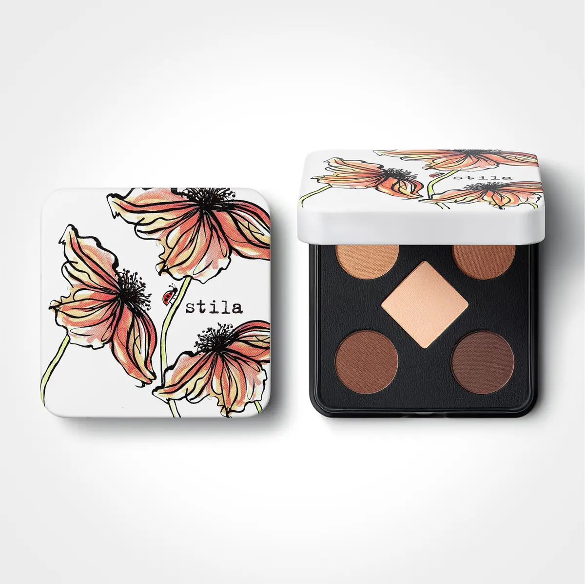 stila Pocket Play Eyeshadow Palette, 5 Silky Shades (Desert Blooms) | Versatile, Portable & Silky - main product image