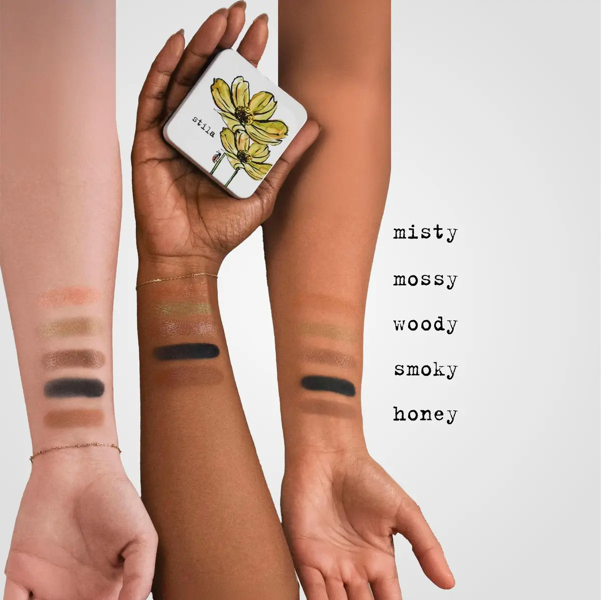 stila Pocket Play Eyeshadow Palette, 5 Silky Shades (Desert Blooms) | Versatile, Portable & Silky - view 4