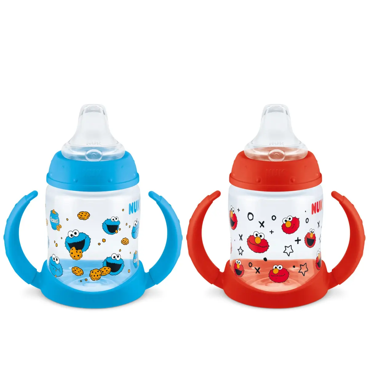 NUK Learner Cup 5oz (148ml) 2-Pack | Spill-Proof Soft Spout Transition Sippy Cup with Easy-Grip Handles - main product image