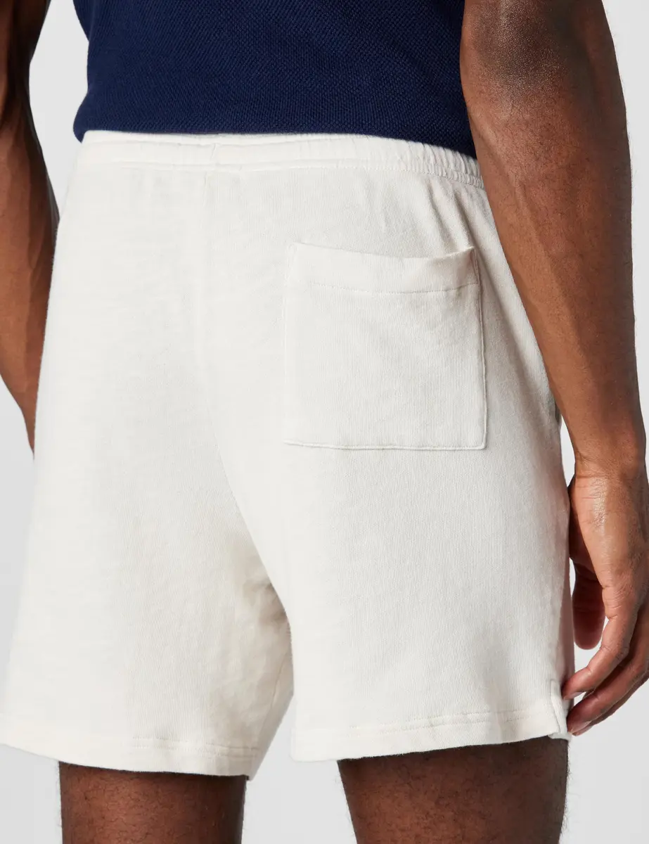Onia Shorts Slub Terry Short 6 Beige | Relaxed Fit, 6" Seam, 100% Cotton - view 5