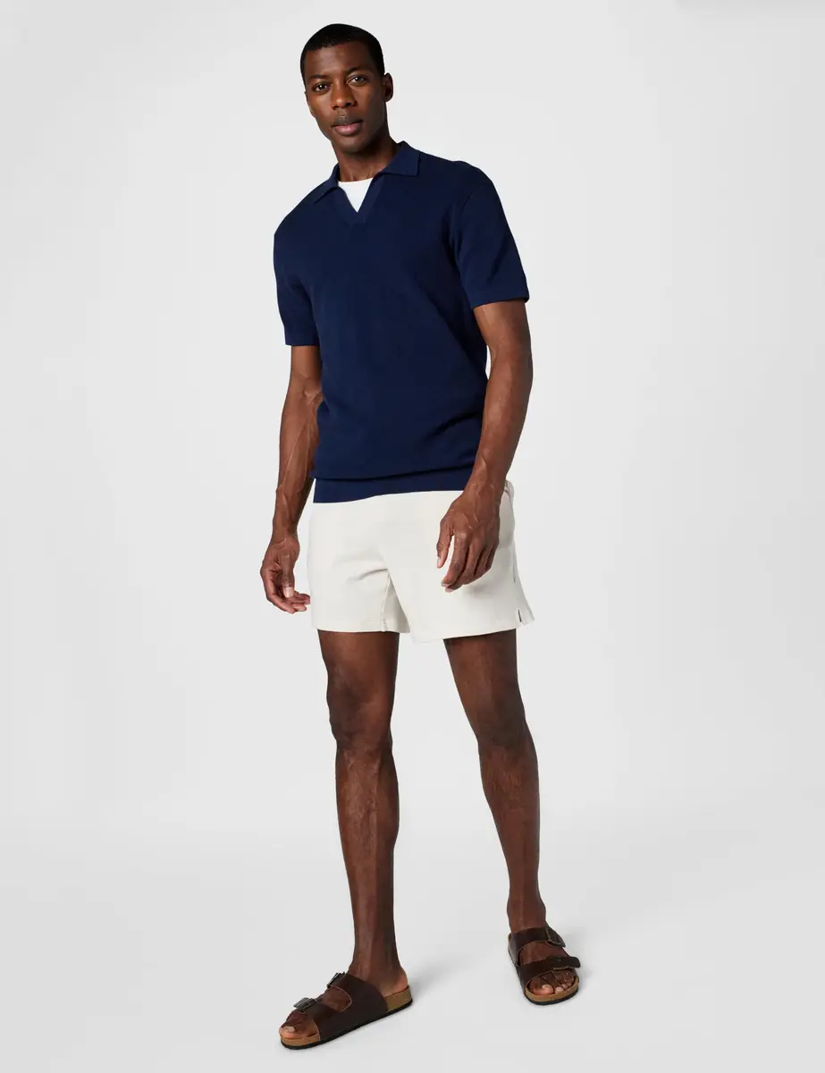 Onia Shorts Slub Terry Short 6 Beige | Relaxed Fit, 6" Seam, 100% Cotton - view 2