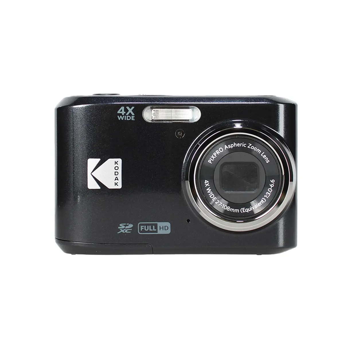 Kodak Pixpro FZ45 Digital Camera + Case Bundle | 16 MP Compact Point & Shoot Camera with 4x Zoom, 2.7" LCD, Full HD Video, AA Batteries (Black) - view 2