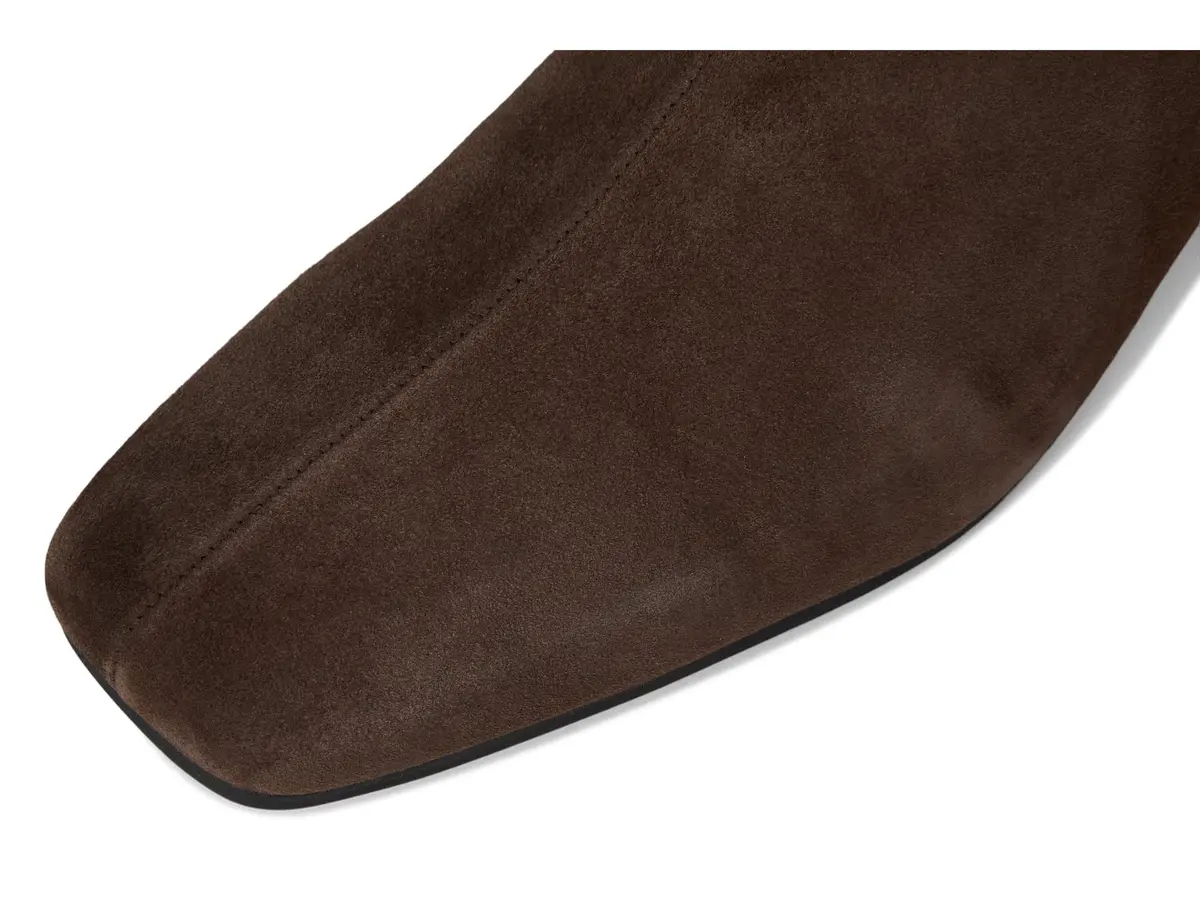 Vagabond Mona Suede Bootie 7 US | Modern Square Toe, Zipper Closure, 1in Block Heel - view 2