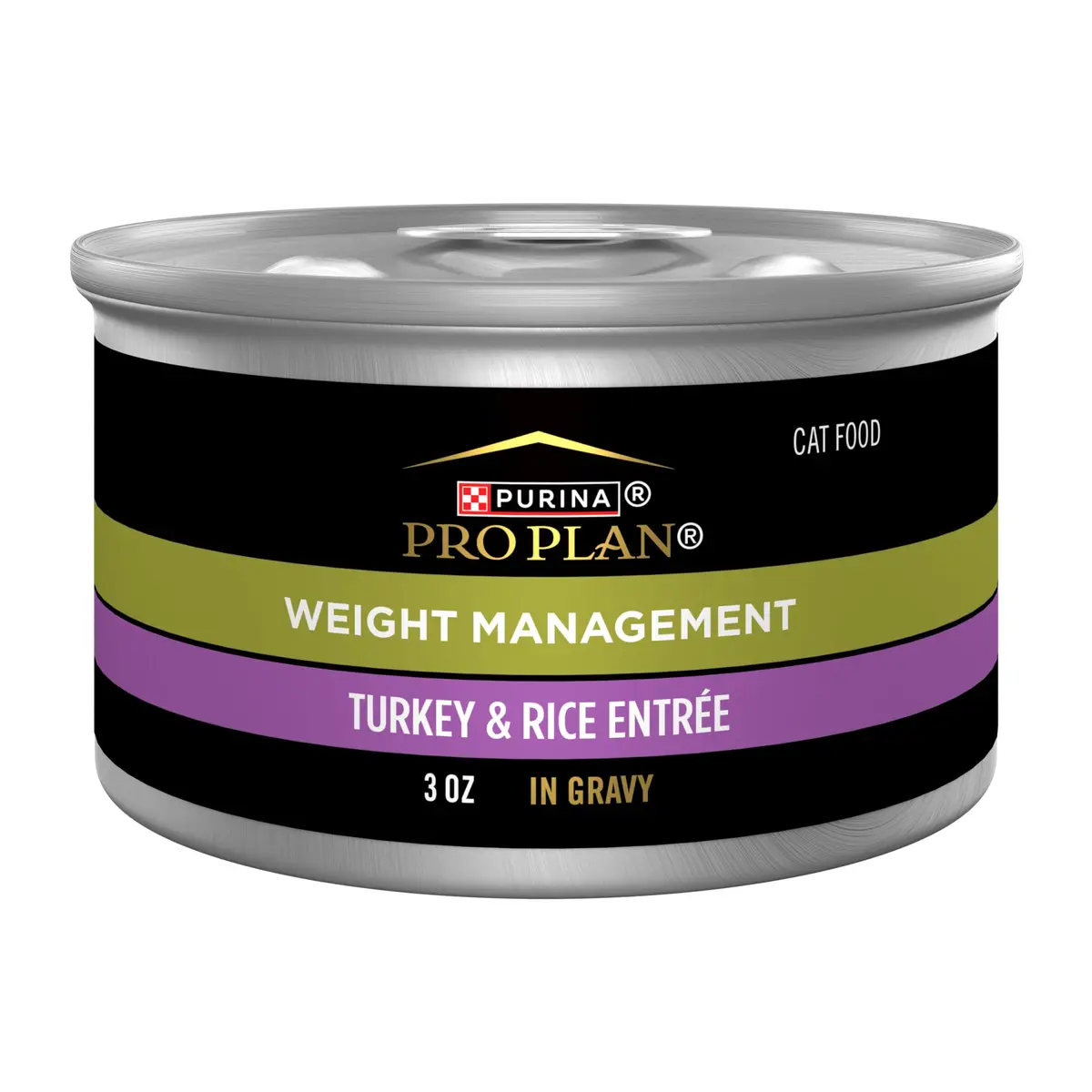 Purina Pro Plan Weight Management Wet Cat Food, 24 x 3 oz Cans | Supports Healthy Weight & Muscle - main product image