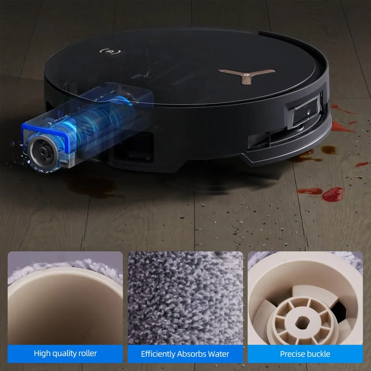 EOVWAEO 21-Piece Robot Vacuum Accessory Kit for ECOVACS DEEBOT X8 PRO OMNI / X8 OMNI | Includes Main Brush, Side Brushes, Mops, Filters, and Dust Bags - view 4