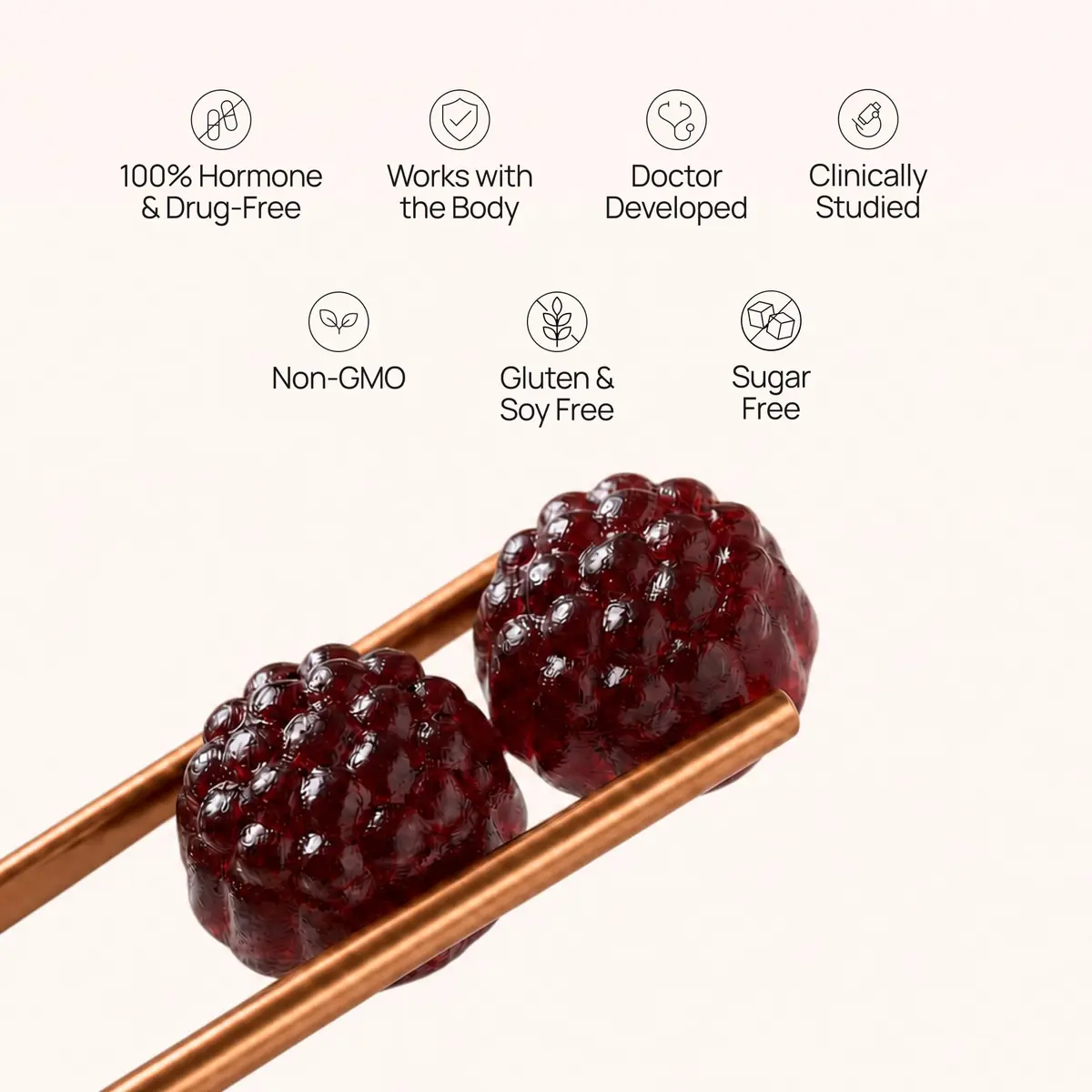 OMI Peptides for Hair Growth Gummies for Women 60 Gummies | Supports Thicker, Fuller Hair - view 5