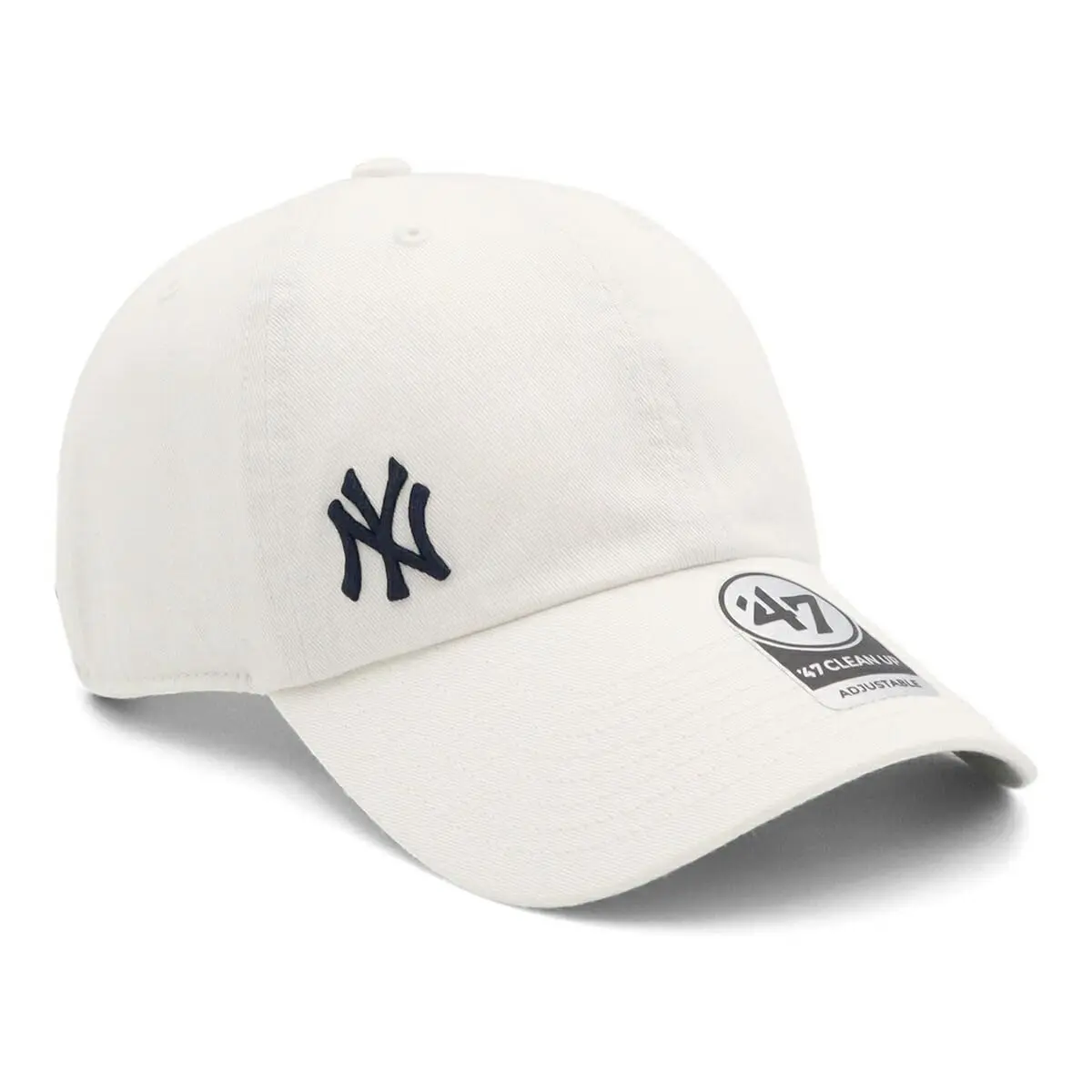 47 Women's Classic NY White Baseball Cap | Adjustable Cotton Headwear for All Seasons - main product image
