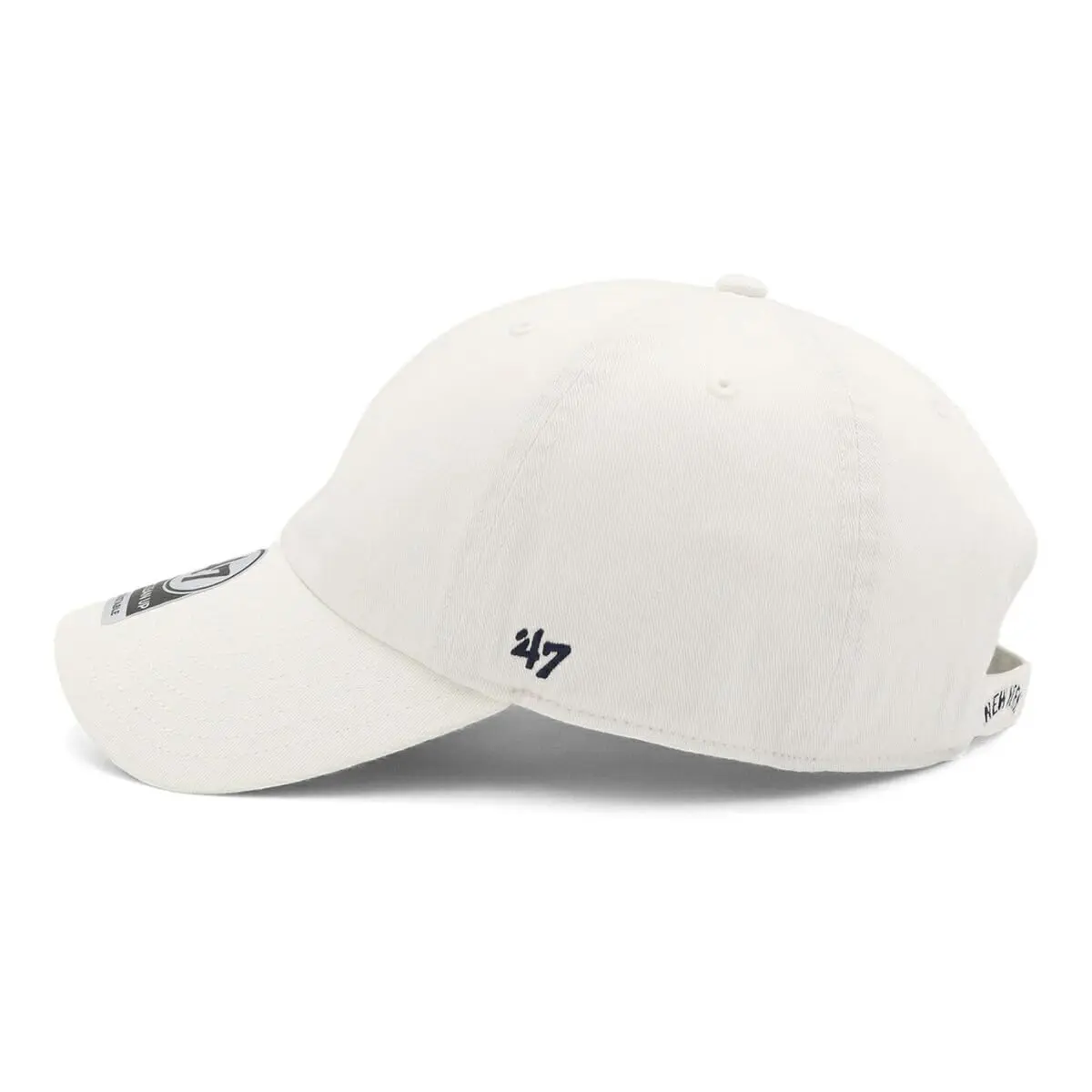 47 Women's Classic NY White Baseball Cap | Adjustable Cotton Headwear for All Seasons - view 2