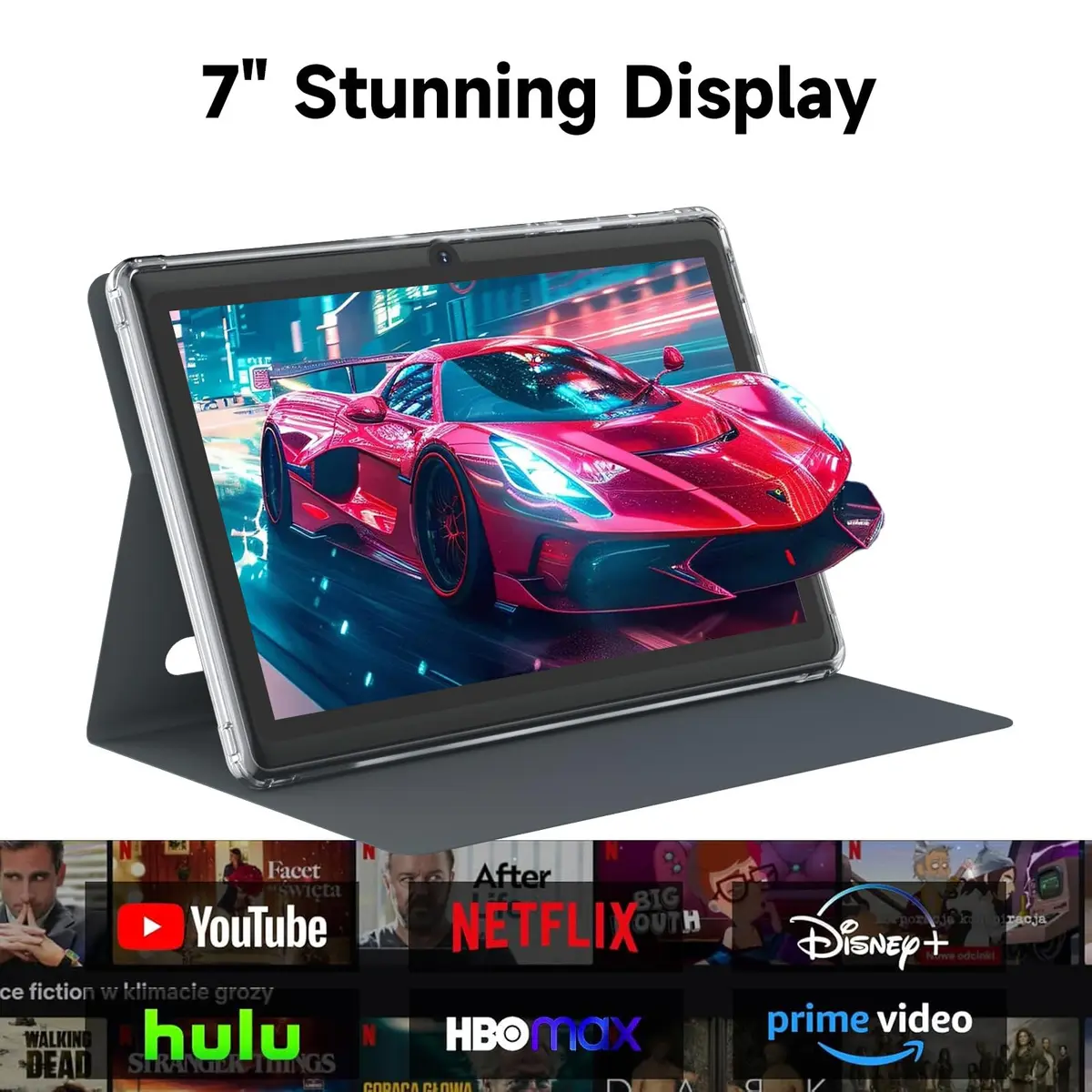HOTTABLET 7-Inch Android 14 Tablet with Case, 8GB RAM + 32GB ROM, IPS Display, Dual Camera, WiFi 5G - view 6