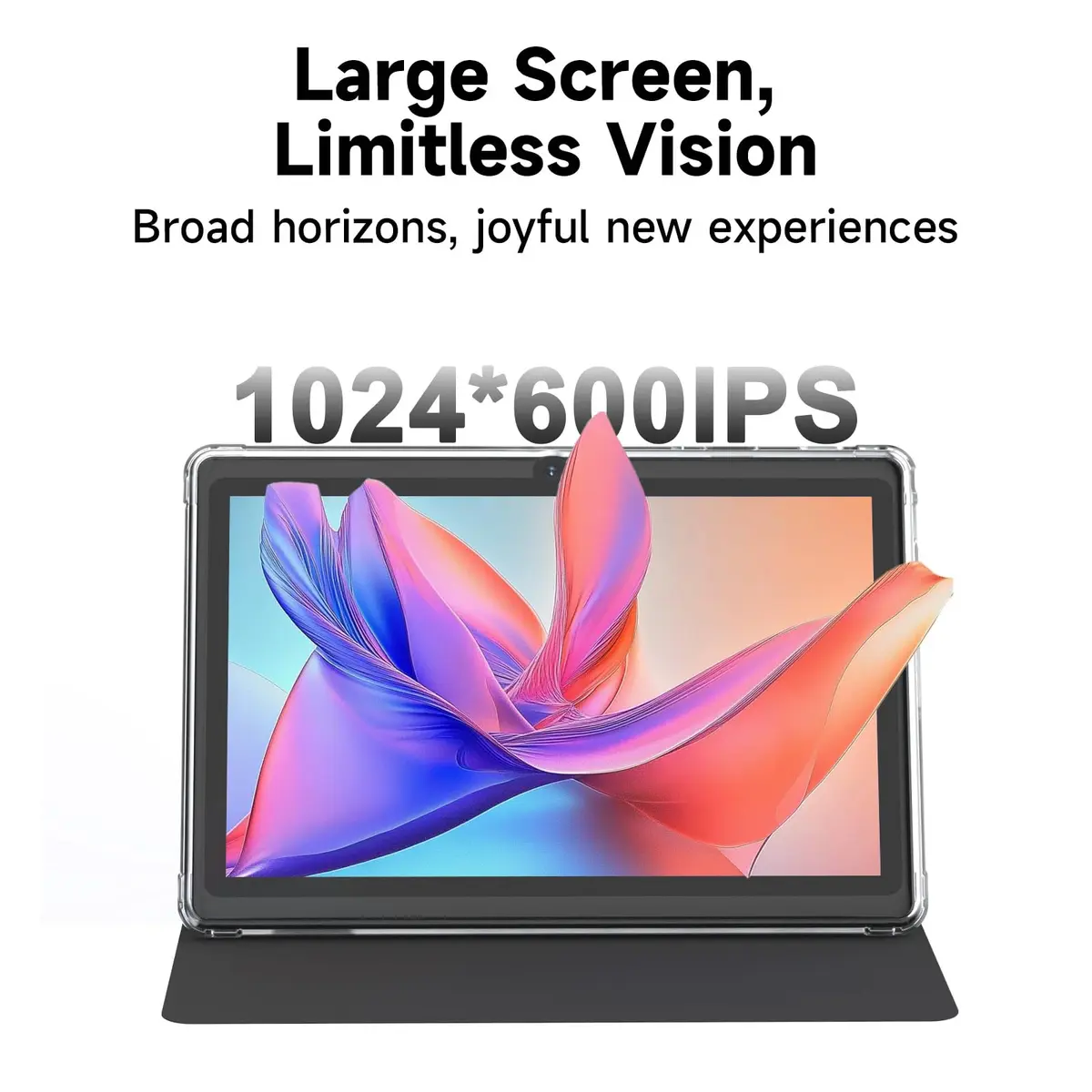 HOTTABLET 7-Inch Android 14 Tablet with Case, 8GB RAM + 32GB ROM, IPS Display, Dual Camera, WiFi 5G - view 2