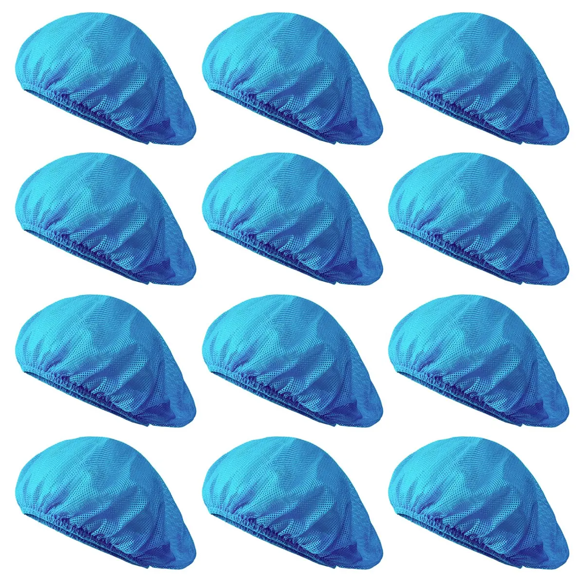 Cityelf Mesh Chef Hat 12 Pack | Adjustable, Breathable Cotton & Mesh for Foodservice (70-120 chars) - main product image
