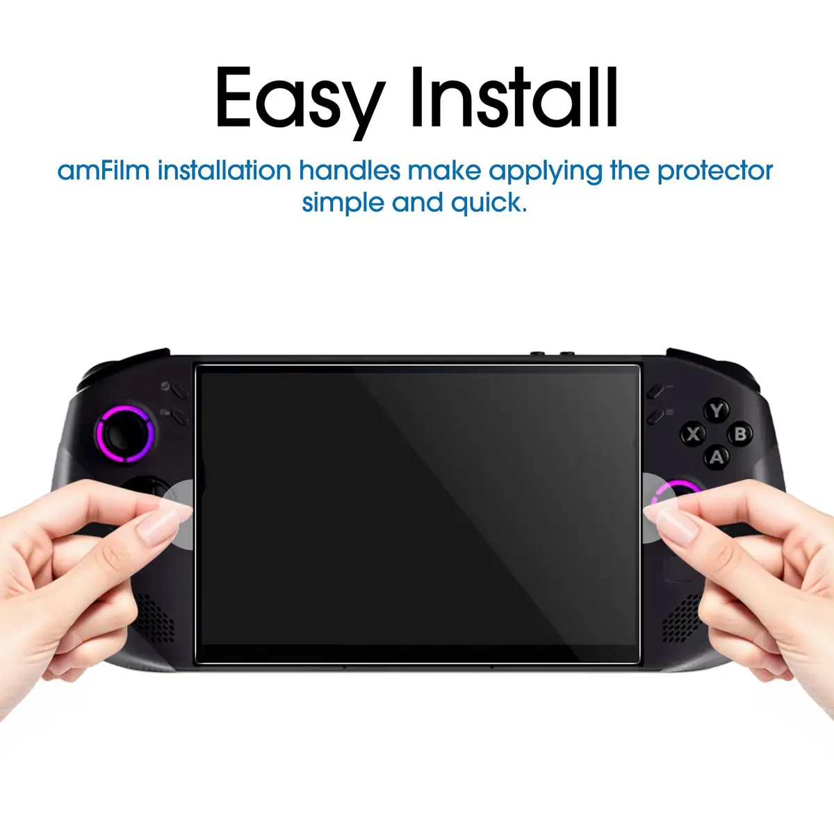 amFilm Tempered Glass Screen Protector for Lenovo Legion Go S 8.0'' | 2 Pack Ultra HD 9H Hardness - view 3