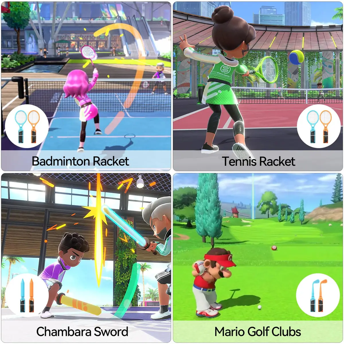 Tokluck Switch 1/2 Sports Accessories Bundle with Organizer Station | Compatible with Nintendo Switch Console & Joy-con, Storage & Organizer - view 6