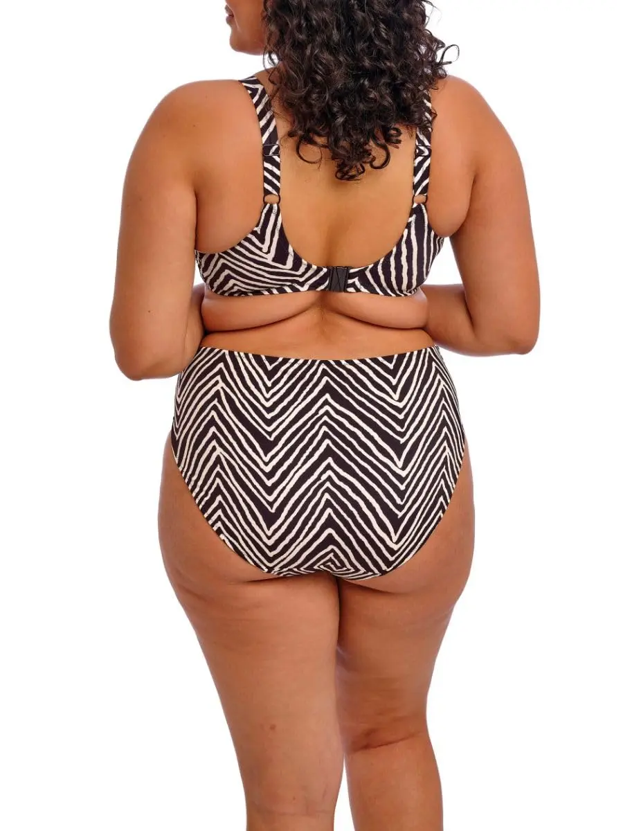Elomi Swim Fiji Falls Underwire Plunge Bikini Top 38HH | Supportive, Lightweight Nylon Blend - view 4