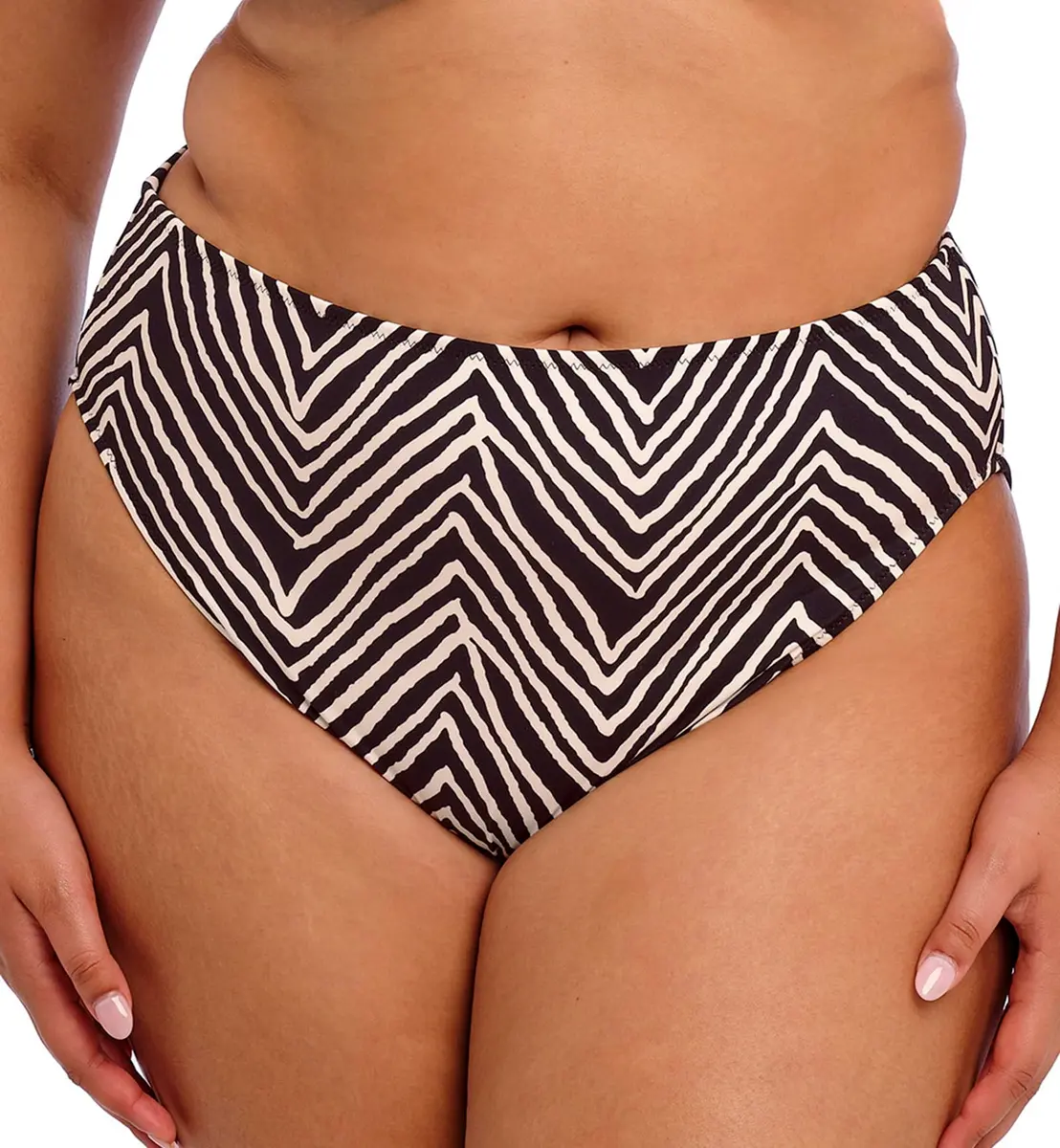 Elomi Swim Fiji Falls Mid-Rise Bikini Bottom | Flattering Waist & Vibrant Style (70-120 chars) - main product image