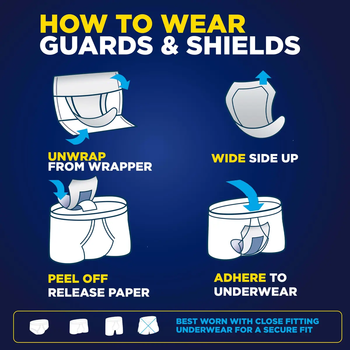 TENA Men Overnight Guards Incontinence Pads 30 ct | 8-Hour Protection for Men - view 6