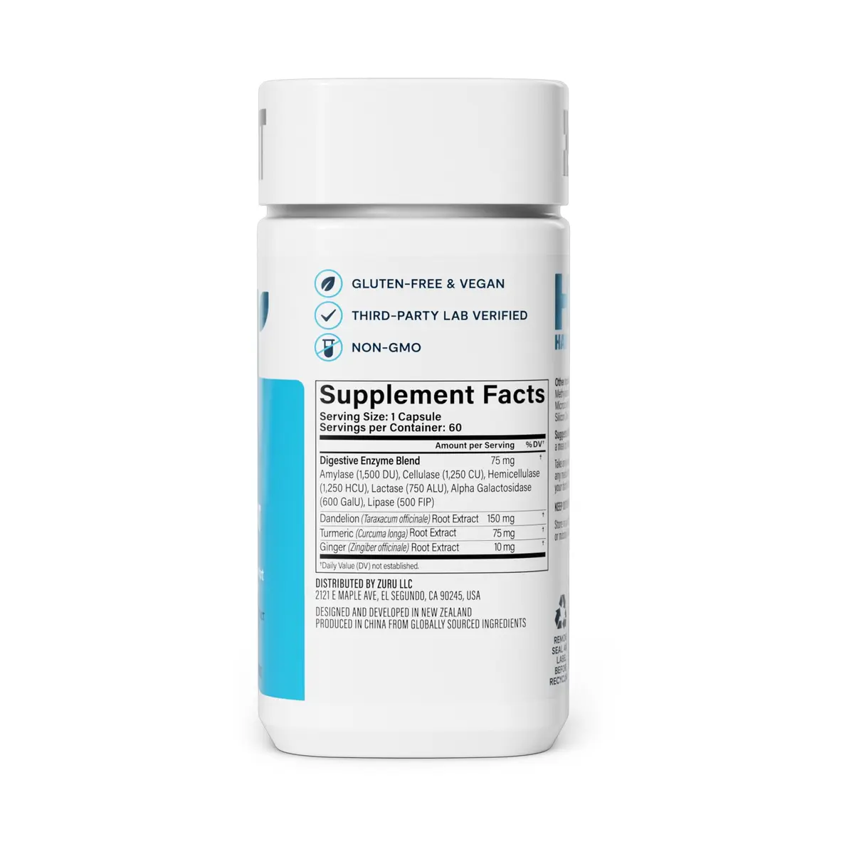 Health By Habit Habit Brain Focus Supplement, 60 Capsules | Supports Brain & Mental Clarity - view 3