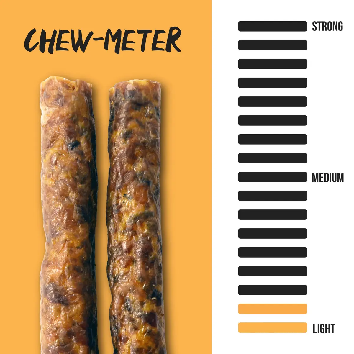 Grillerz Slow Roasterz Pork Sausages 4 Count | Rawhide-Free, High-Protein Dog Chews - view 6