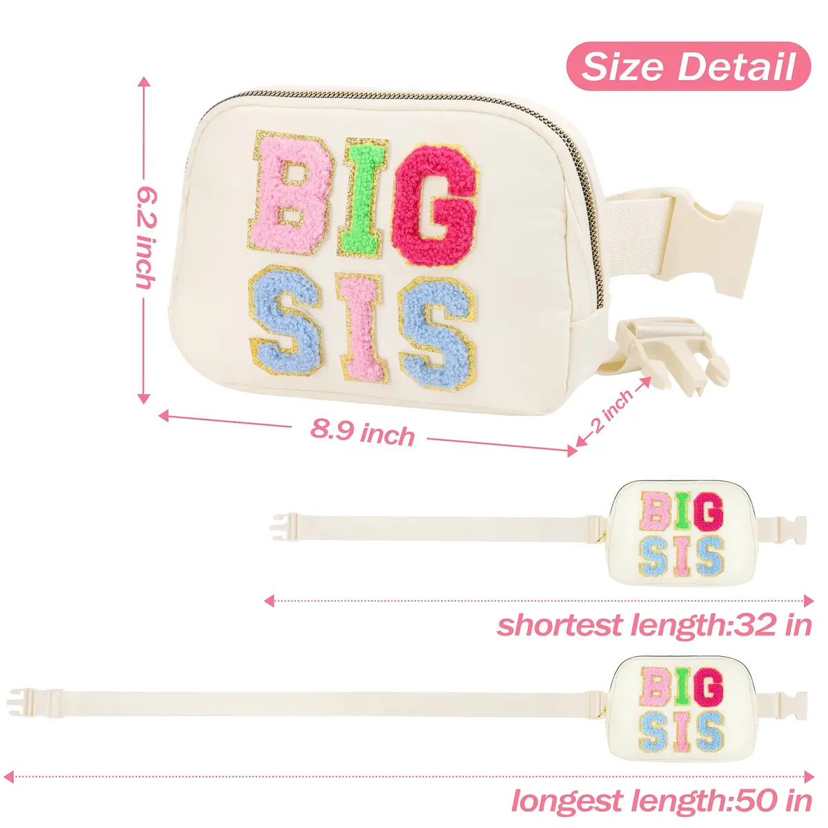 JTENGTOP Big Sister Gifts for Girls | Set of 5, Heartfelt & Practical (70-120 chars) - view 5
