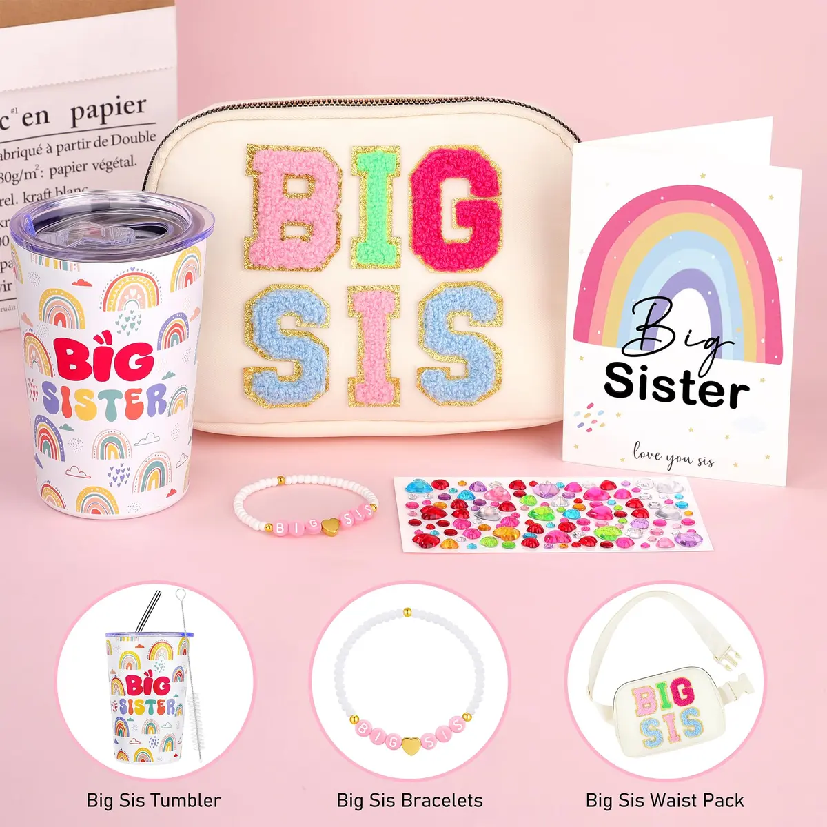 JTENGTOP Big Sister Gifts for Girls | Set of 5, Heartfelt & Practical (70-120 chars) - view 6