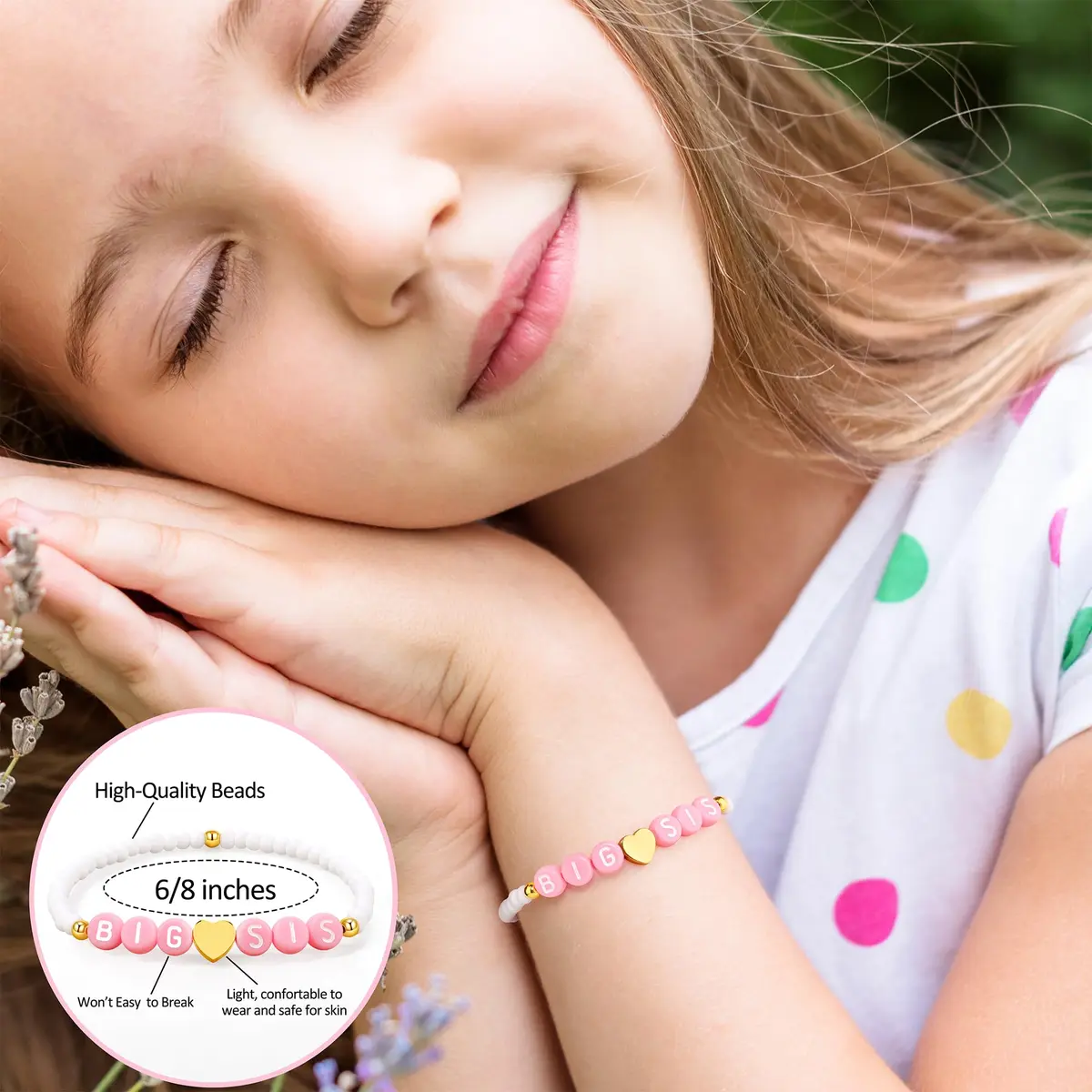 JTENGTOP Big Sister Gifts for Girls | Set of 5, Heartfelt & Practical (70-120 chars) - view 4