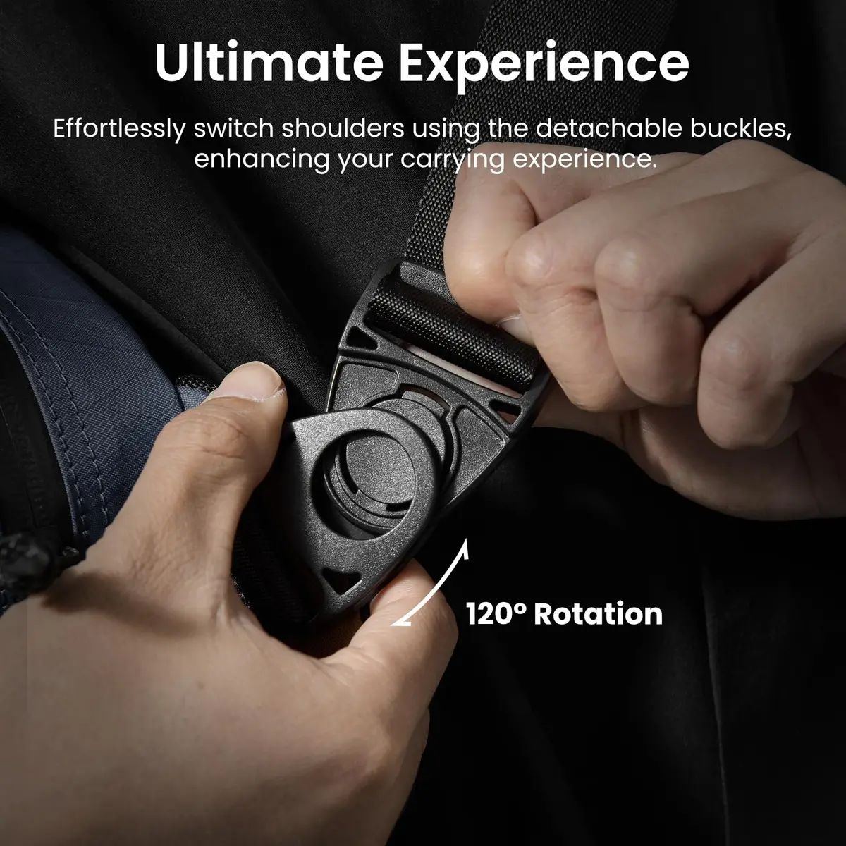 tomtoc 5.5L X-Pac Sling Crossbody Bag for Nintendo Switch 2/ROG Xbox Ally X | Waterproof Urban Travel Companion - view 5