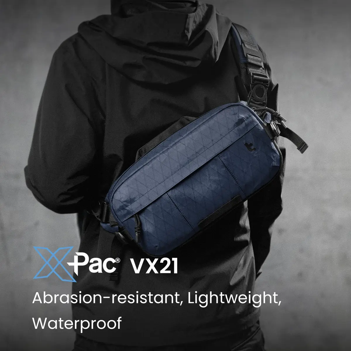 tomtoc 5.5L X-Pac Sling Crossbody Bag for Nintendo Switch 2/ROG Xbox Ally X | Waterproof Urban Travel Companion - view 2