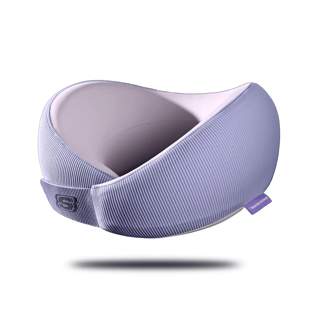 Skechers Memory Foam Neck Pillow Purple | Comfortable & Breathable Travel Pillow for Travel, Car Rides, Home, and Office Use - main product image