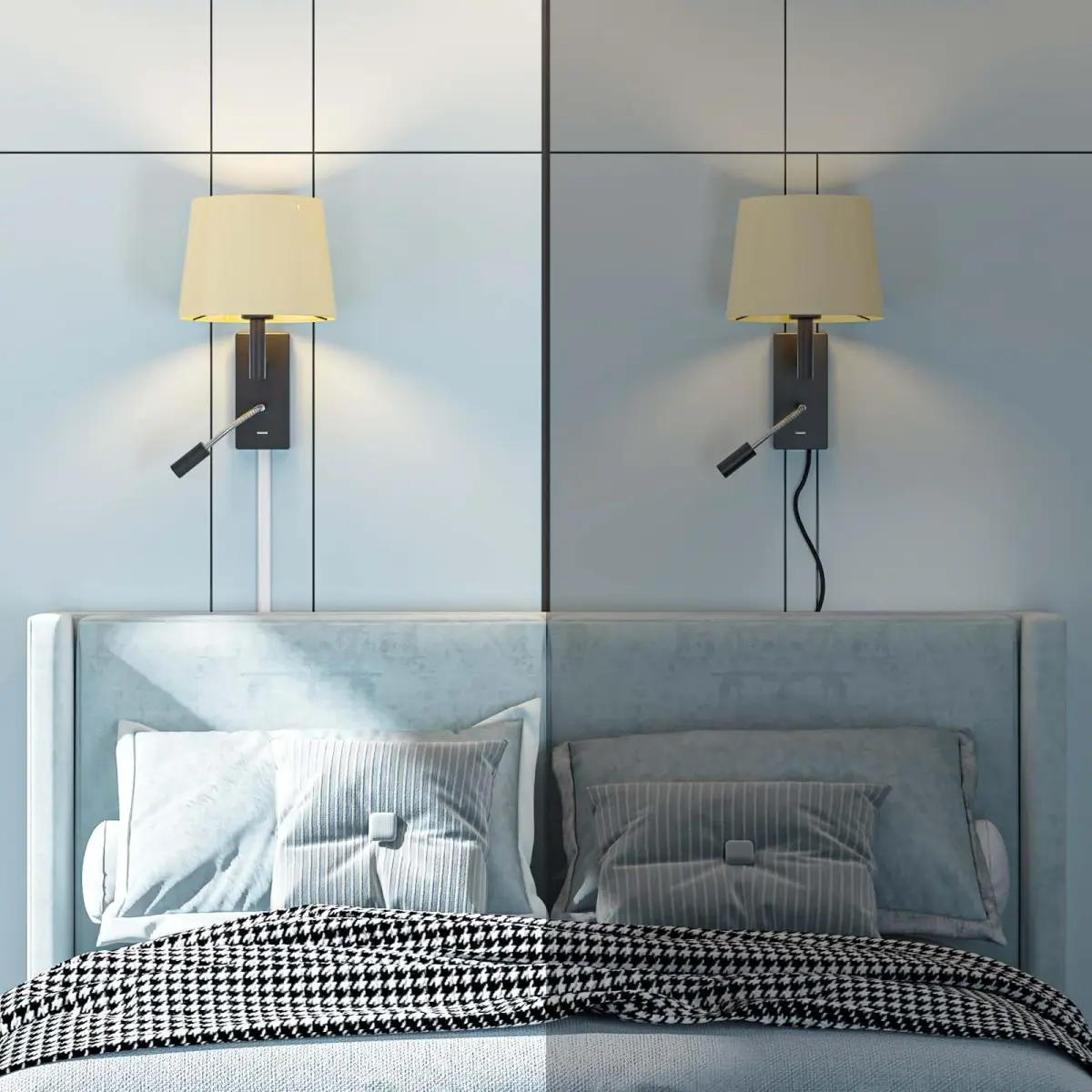 Yecaye White Cord Management Cover 142in (360.7cm) | Conceals 2-3 Cables on Walls - view 6