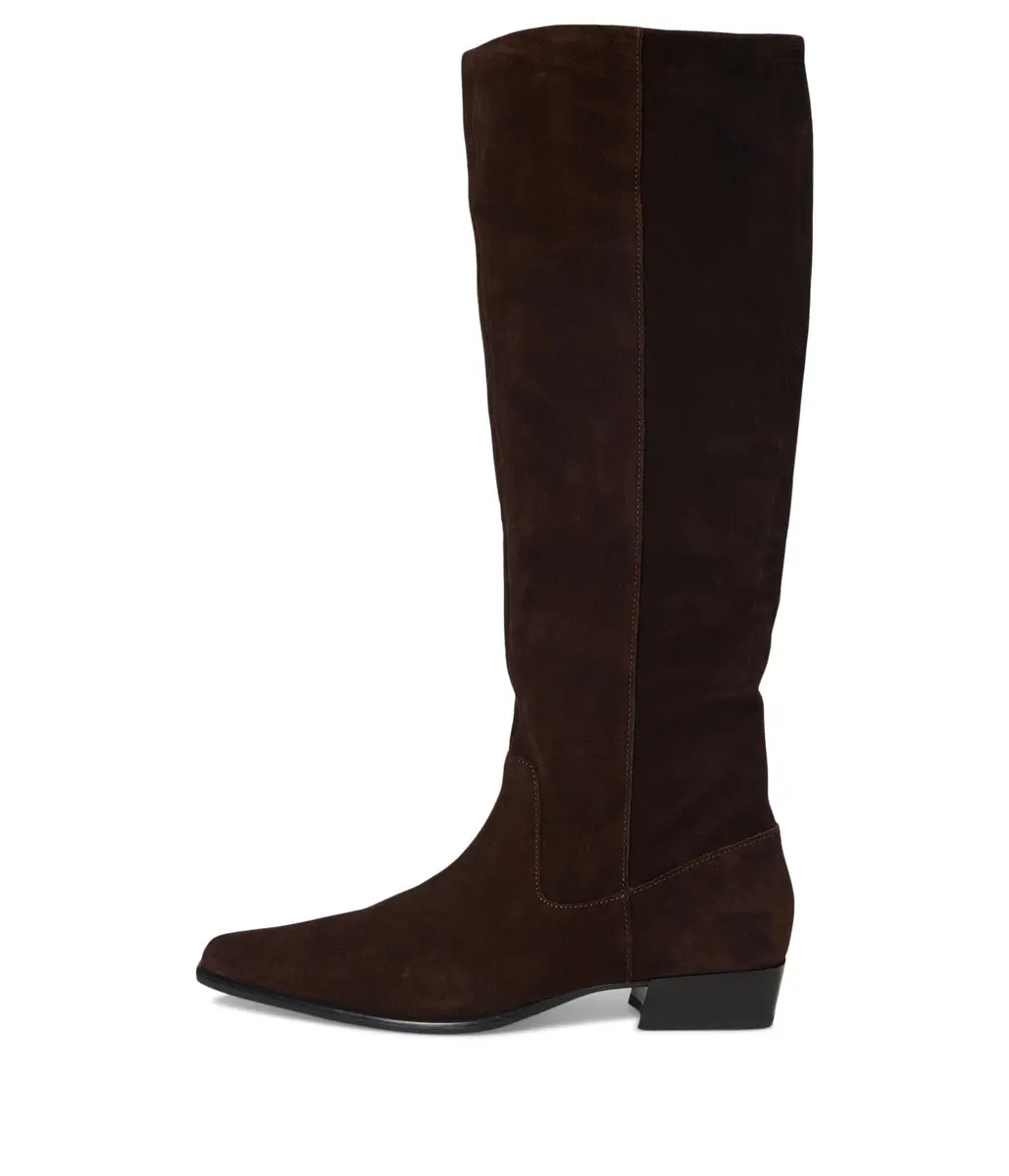 Vagabond Women's Nella Suede Boots, Java, Size 6 | Timeless Tall Knee-High Style - view 4
