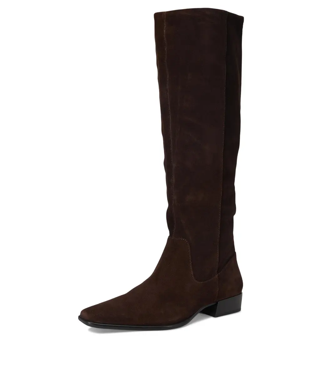 Vagabond Women's Nella Suede Boots, Java, Size 6 | Timeless Tall Knee-High Style - view 7