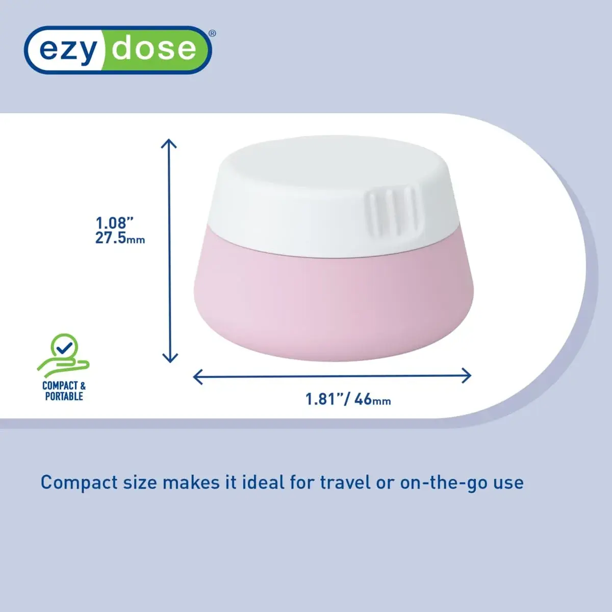 EZY DOSE Reusable Silicone Storage Jar 3.5oz (100ml) | BPA-Free, Leak-Resistant, TSA-Approved - view 2