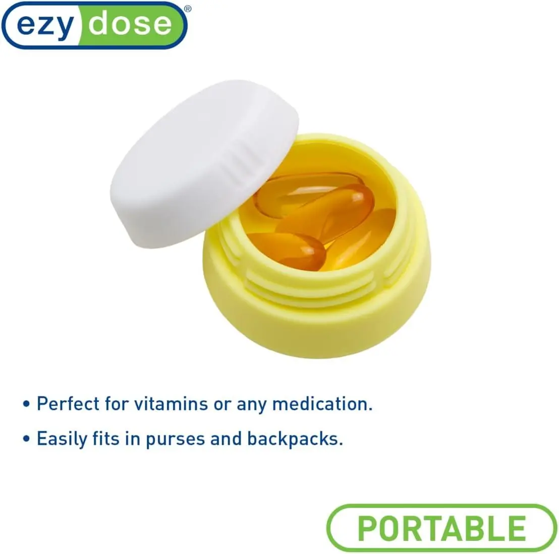 Ezy Dose Reusable Travel Silicone Storage Jar, Grayscale Colors, 3 Pack | Multi-Purpose, Leak-Resistant & TSA Approved - view 6