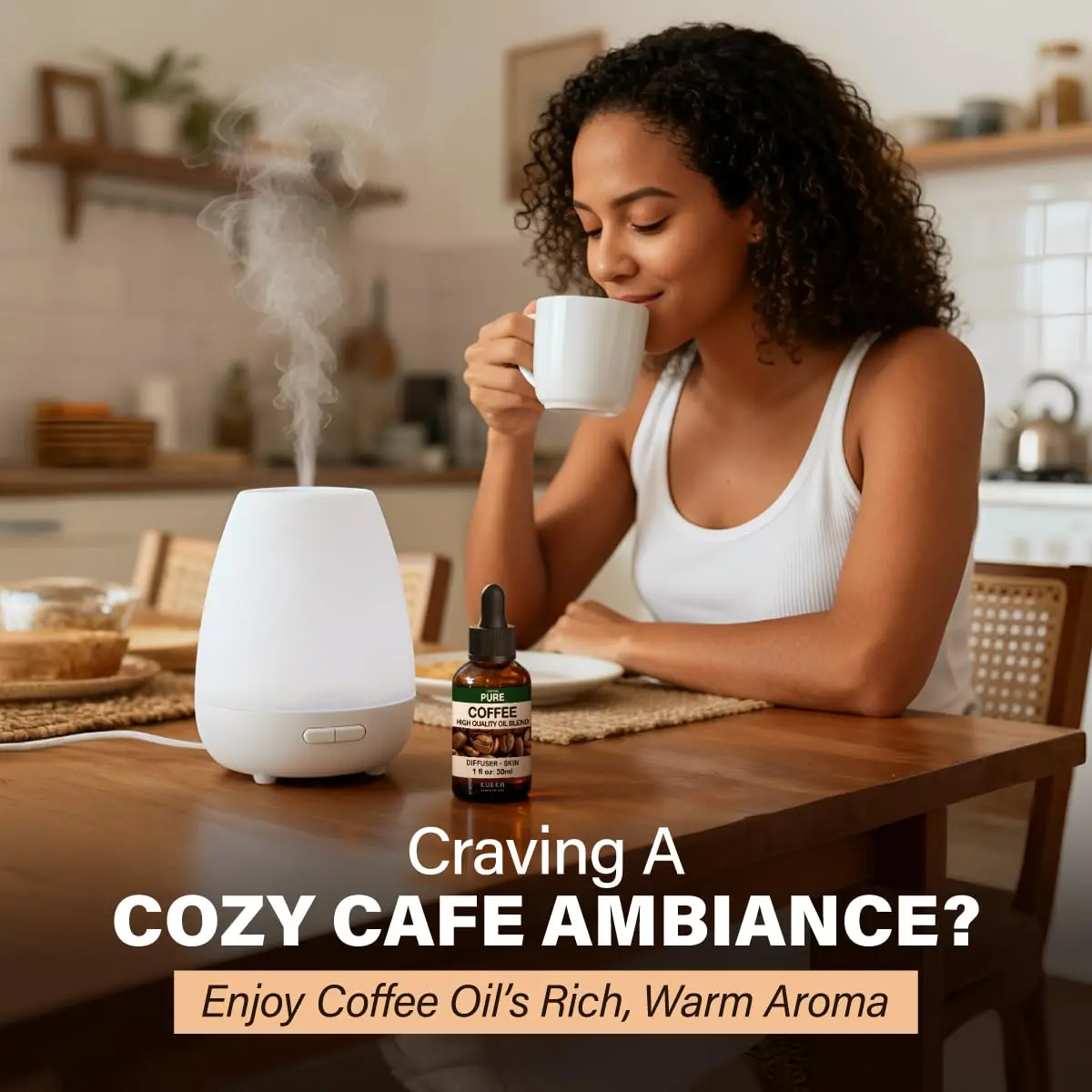 KUKKA Coffee Essential Oil 30ml (1.02 Fl Oz) | Authentic Aroma for Diffusers, Skin & DIY - view 2