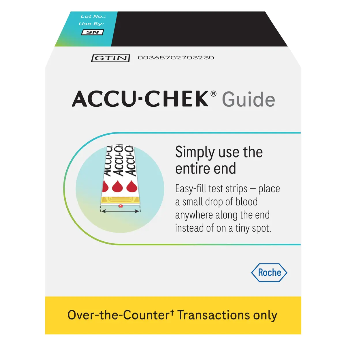 Accu-Chek Guide Glucose Test Strips 30 Count | Fast, Accurate Blood Sugar Monitoring - view 2