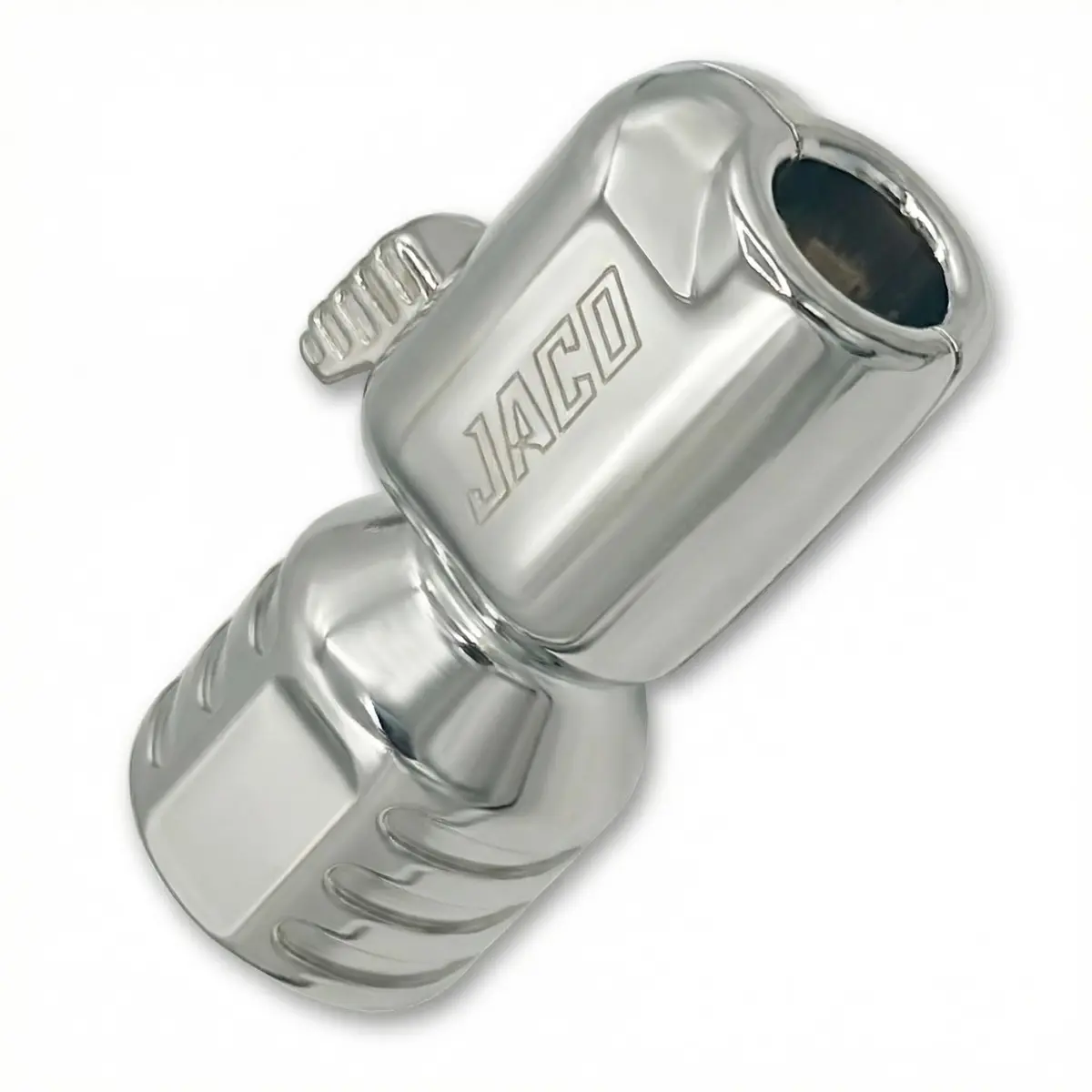 JACO Lightning S-Series Tire Air Chuck 1/4" F-NPT Open Flow | Patented Push-to-Lock Self-Locking Nozzle - main product image