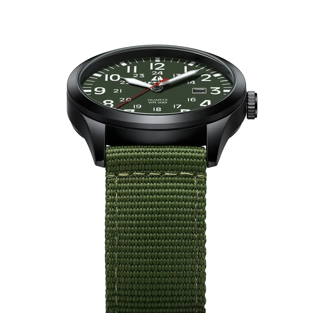 LN LENQIN Mens Military Sport Analog Quartz Watch 42mm Waterproof 3ATM | Stylish Tactical Timepiece for Men - view 4