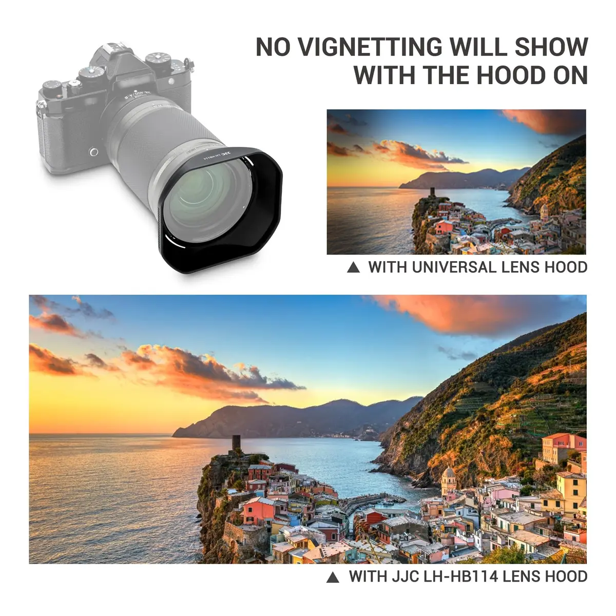 JJC HB-114 Lens Hood for Nikon Z 28-400mm f4-8 VR & Z 24-120mm f4 S Lens | Reversible Shade for 77mm Filter - view 5