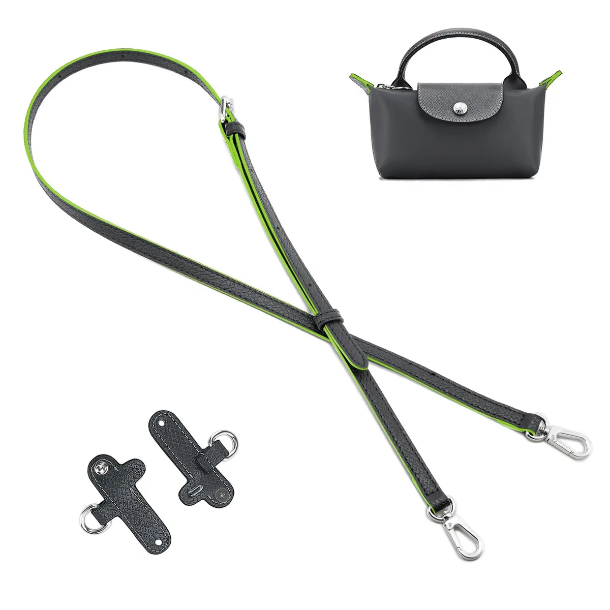 DEVPSISR Adjustable Leather Strap for Longchamp Handbag | 1.2 cm (0.47 inches) Width - main product image