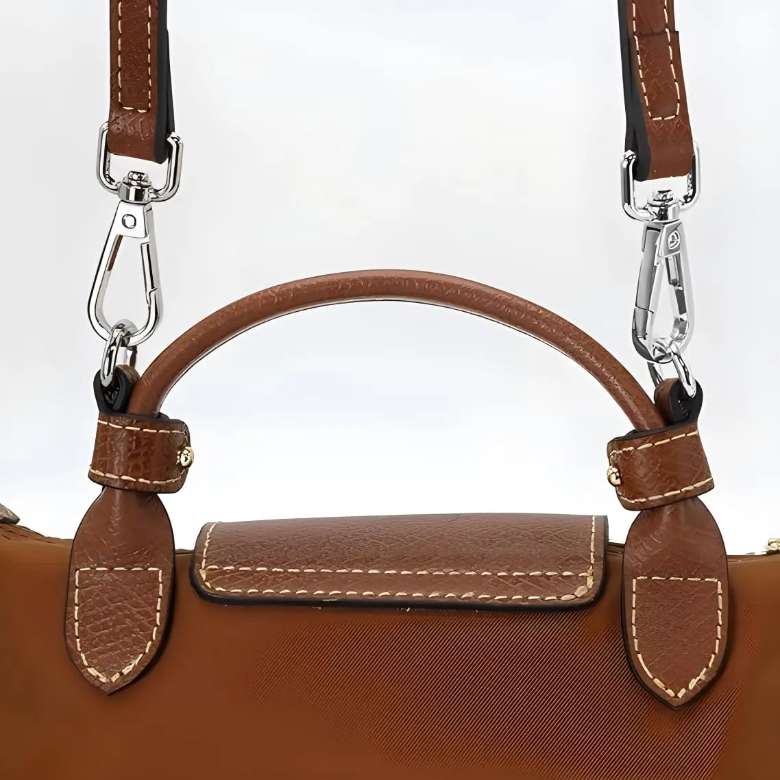 DEVPSISR Adjustable Leather Strap for Longchamp Handbag | 1.2 cm (0.47 inches) Width - view 4
